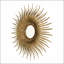 Miroir mural 28,3 "In Retro Design Sunburst