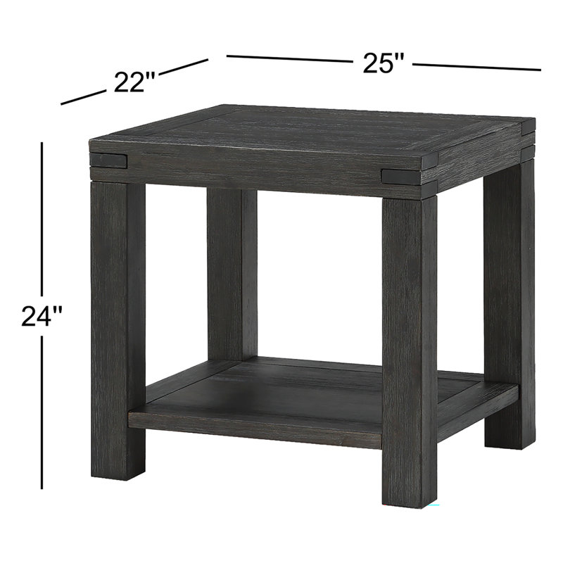 Table de bout en bois massif Kaicey