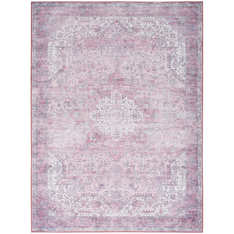 Tapis rose Bungalow Bungalow Rose, Rectangle 6 pi x 9 pi