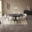 86.61" Modern Oval Cream White Dining Table Set with 8 Chairs for Kitchen, Bar, Living Room-98321439-68311161-68311166