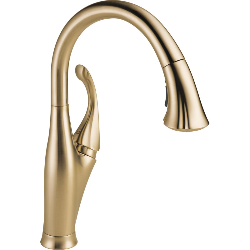 Addison Pull Down Sprayer Touch Kitchen Sink Faucet, Touch Control Kitchen Faucet, Brilliance Champagne Bronze