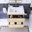 24 po Meuble-lavabo mural à simple cuve W-2131706089