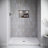 Streamline 48 in. x 36 in. Alcove Acrylic Shower Base in Matte Marble with Center Drain, Drain Included-118934389