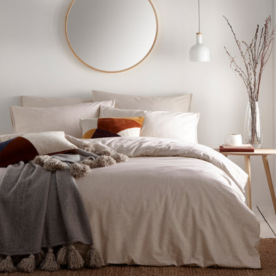 Hulises Solid Colour Duvet Cover Set with Pillowcases