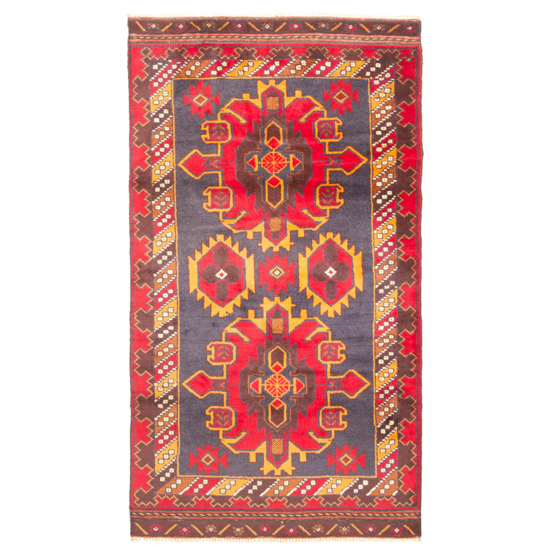 Teimani  Navy Rug 3'6" x 6'8"
