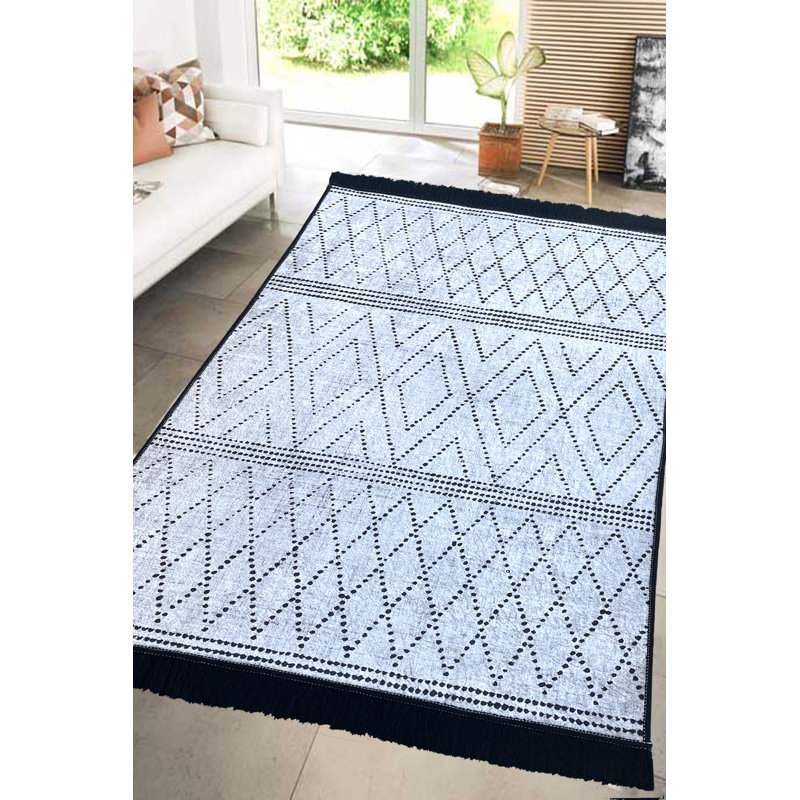 Luxurious Hall Carpet, 3.3 x 6.6 ft, 100% Polyester, 0.4 in Pile Height | Antibacterial & Non-Slip Underside | Machine Washable at 86°F, 700 g/m² | Perfect for High-Traffic Areas, Soft & Durable Design