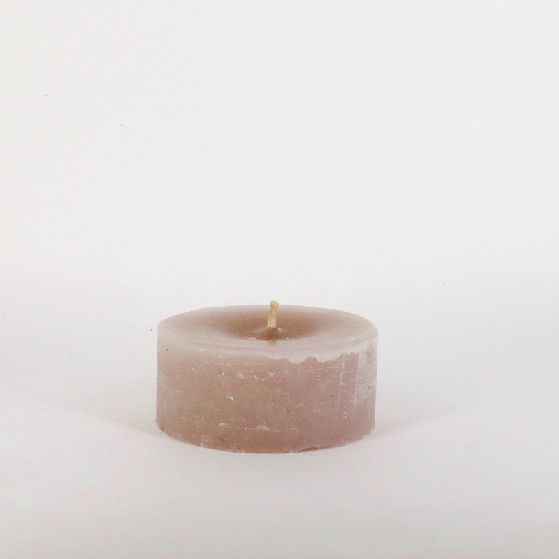 Unscented Pillar Candle, 19.65" H x 4" W x 4" D, Linen