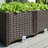 Weather-Resistant Raised Planter Boxes - Extra Deep Self-Watering Bed For Patio & Terrace Gardens-58493178