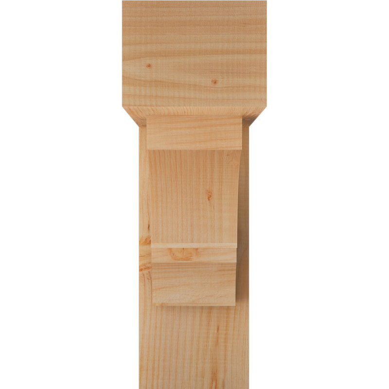 Support de bloc Balboa avec entretoise décalée, 24 x 24, Sapin Douglas de l 7 1/2 (lisse)