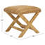Tabouret Caprianna Waterhyacinth