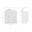 Ensemble de meuble-lavabo simple 37 po Abell-1358352064