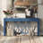 60-Inch Veneer Living Room Table With 4 Spacious Drawers, Chic, Open Base Storage For Entry Table, Modern , Underneath Hallway-1222689691