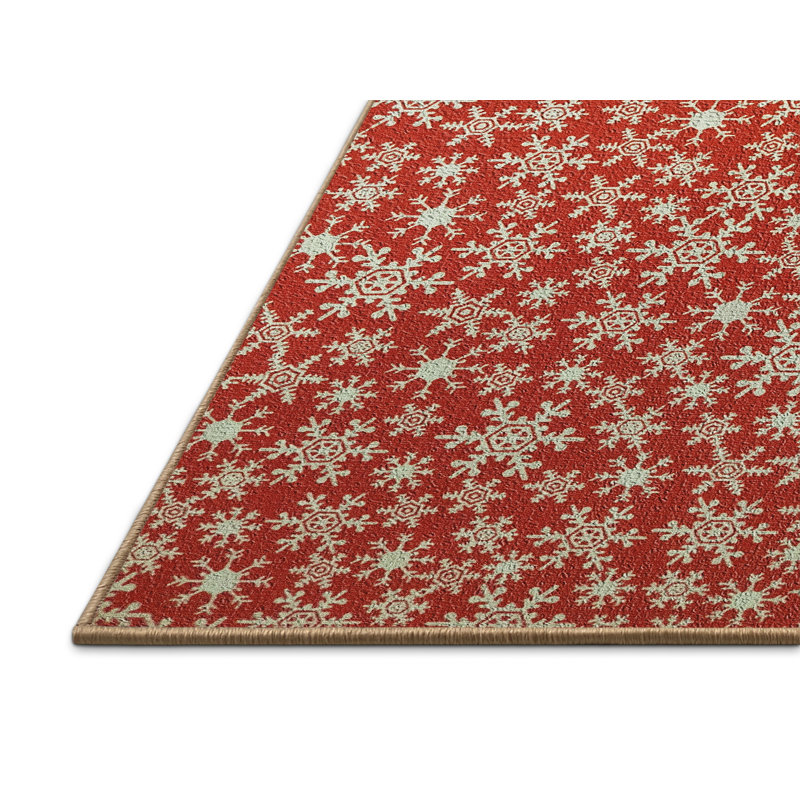 Abstract Indoor Rug, Rectangle 2' x 4'