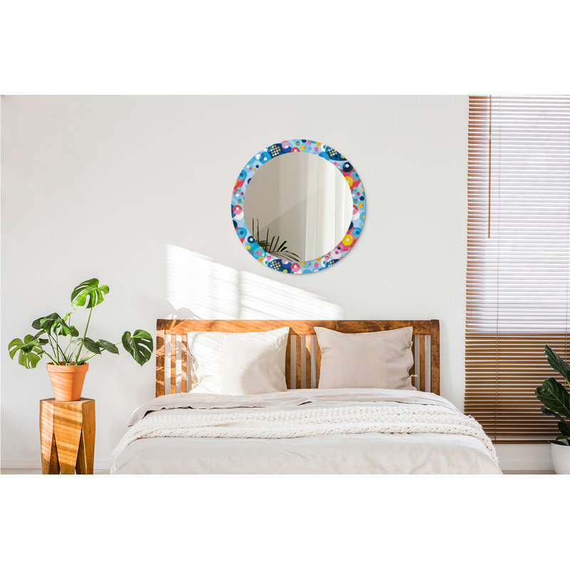 Huldar Glass Flat Wall Mirror