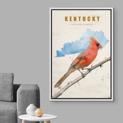 Oiseau cardinal du nord du Kentucky IDÉE4WALL
