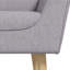 Fauteuil capitonné large de 28,3 po Kwentin