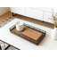 Plateau de meuble-lavabo en bois avec rebords en filet de fer, organisateur de comptoir de salle de bain pour commode, cuisine, café et décoration intérieure-831680482-831680488