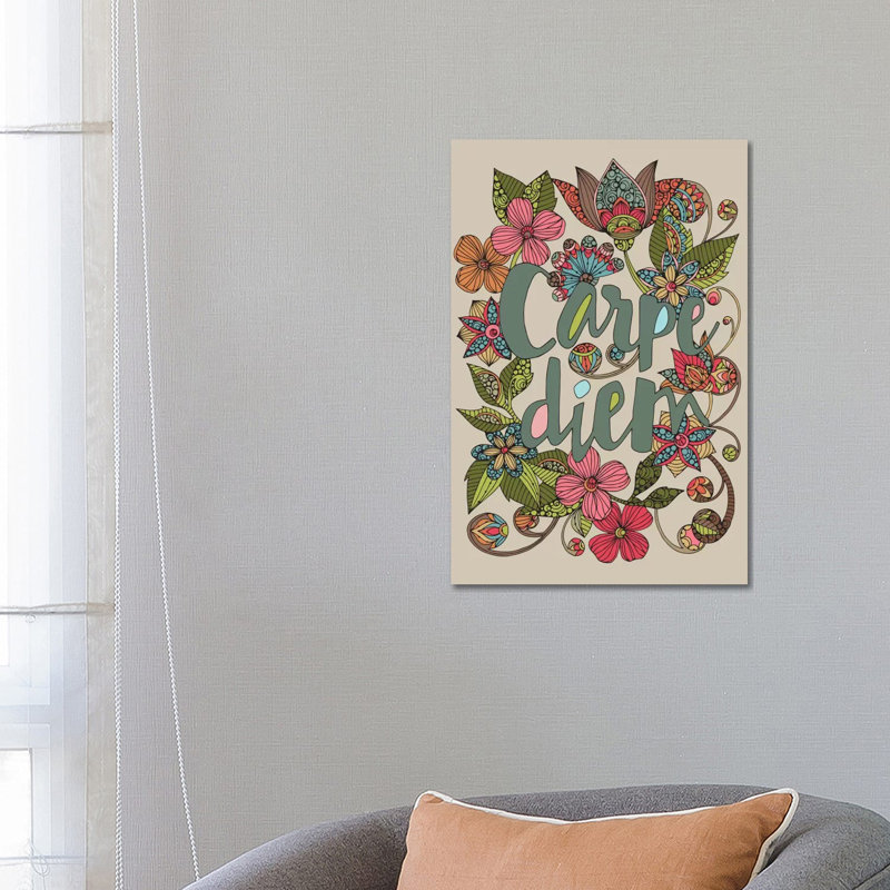 Carpe Diem II 1 Piece Wall Art on Canvas, 66.04 cm H x 45.72 cm W x 1.91 cm D, No Frame