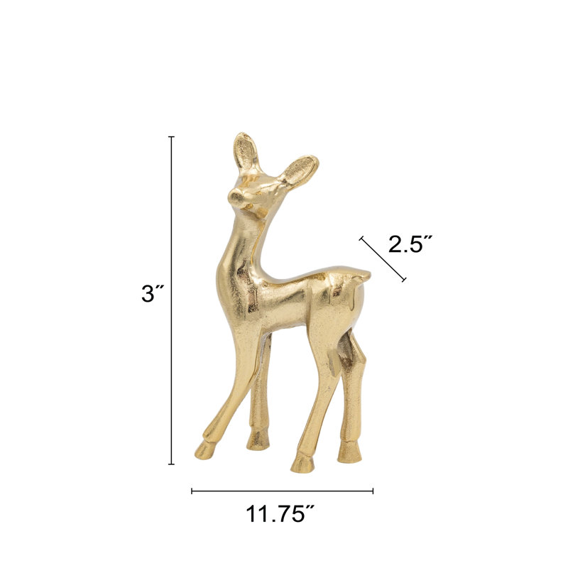 Cast Aluminum Deer