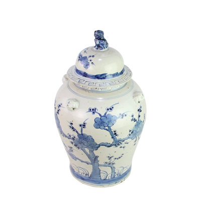 Handcrafted Porcelain China Ginger Jar