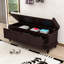 Banc de rangement de style campagnard avec tiroirs, compartiment caché-1907971196