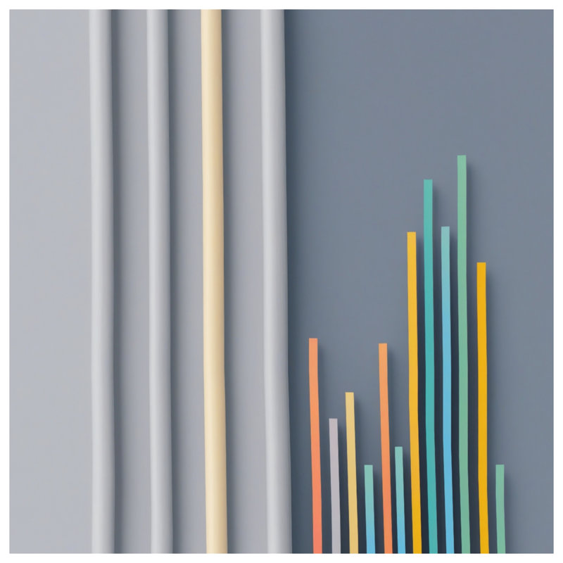 Rideaux de douche colorés à barres verticales très longues, L 70 po x H 72 po