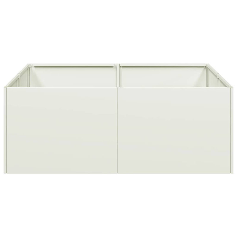 Planter Box, White, 30cm H x 80cm W x 80cm D
