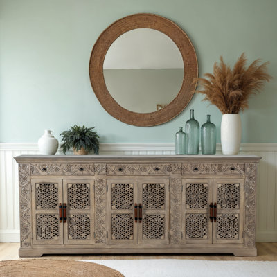Fazila 102'' Solid Wood Sideboard