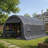 20 ft. W x 20 ft. D Dome Carport Galvanized Steel Frame Anti Snow Waterproof SUV