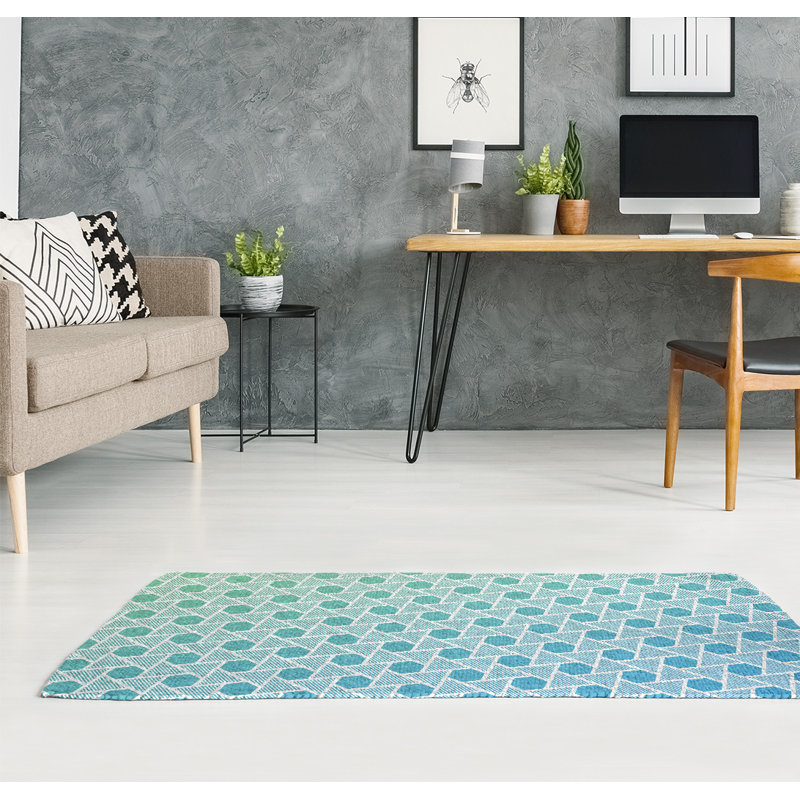 Chenille Geometric Indoor Rug, Rectangle 2' x 3'