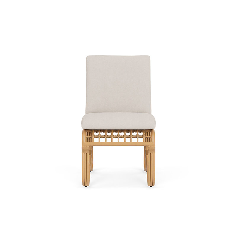 Riviera Outdoor Dining Side Chair, Canvas Canvas