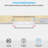6'' Selectable Color Temperature Dimmable LED Canless Recessed Lighting Kit
