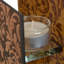 3 Piece Glass Tabletop Tealight Holder Set with Candle Included