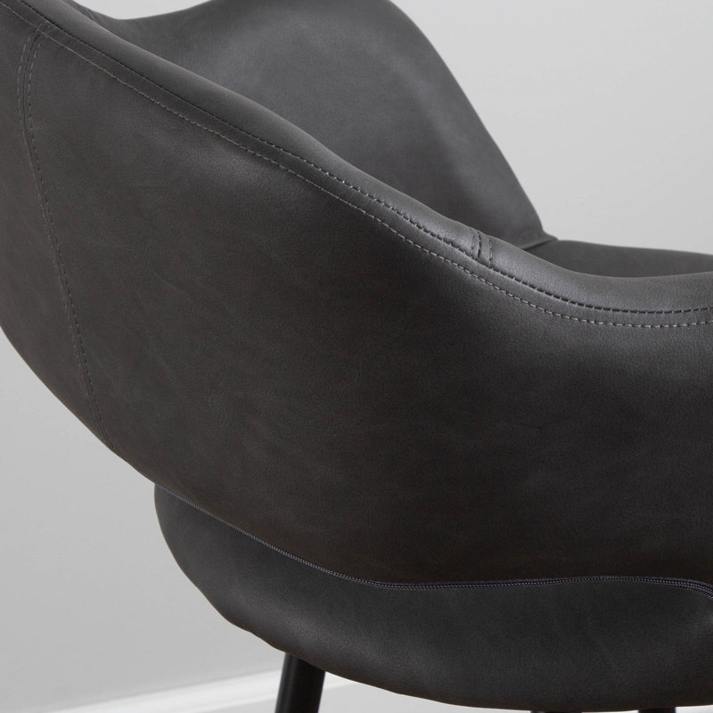 Tabouret de bar / comptoir Lake, Gris, Tabouret de bar (assise de 30 po de hauteur)
