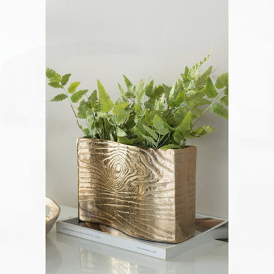 Small Wavy Rectangular Vase