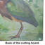 Planche à découper en verre Green Heron