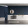 Wall-Mounted Single Bathroom Vanity with Quartz Top with Overflow