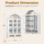 Vitrine de rangement 75 po-1951781077
