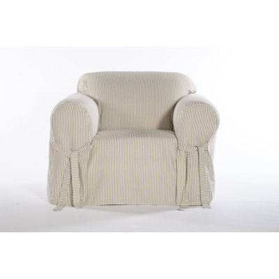 Cotton Box Cushion Armchair Slipcover