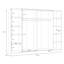 Debarr 4 Door Manufactured Wood Wardrobe-114011904-114011905