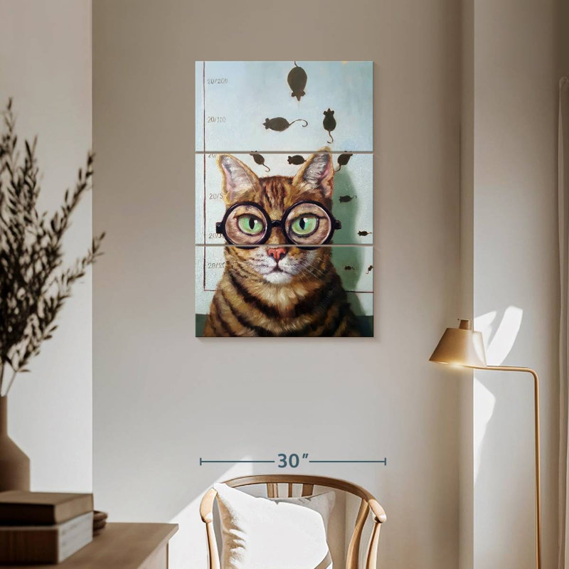 Examen des yeux Ketti Feline, H 57 po x l 36 po