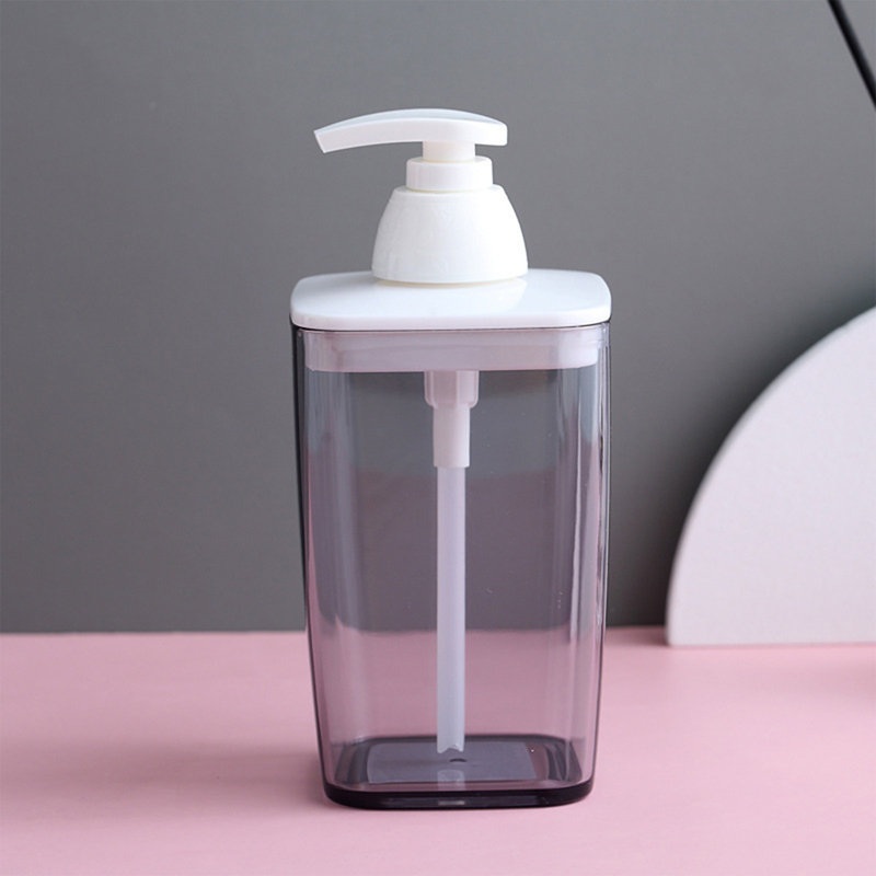 Bouteille d'eau, nettoyant pour le visage, presse à mousse, bouteille manuelle, mousse, bouteille de mousse, Gris