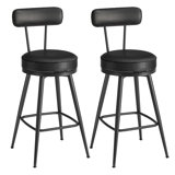 360° Swivel Bar Stools Set Of 2