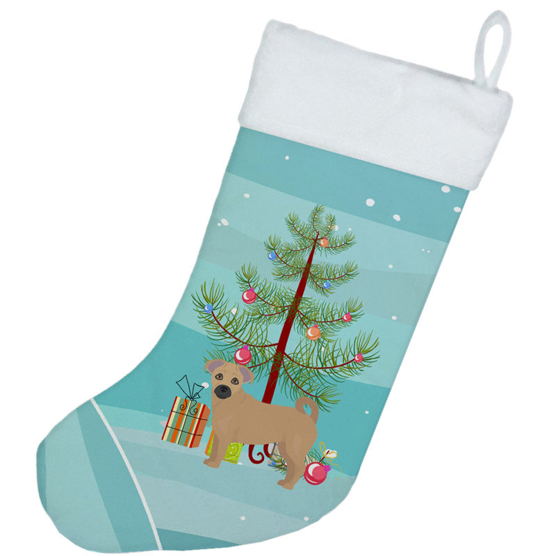 Chaussette de noël joyeux de noël, Jug brun