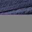 Couvre-lit réversible bleu marine simple - Rembourrage en coton prélavé pour une chambre à coucher apaisante avec un confort durable