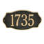 Plaque d'adresse murale sur 1 ligne Hampshire-1525425825-1525425835