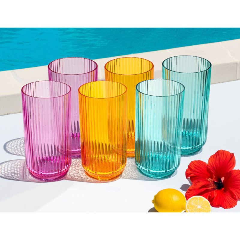 Mesa Jumbo, multicolore, ensemble de 6 verres