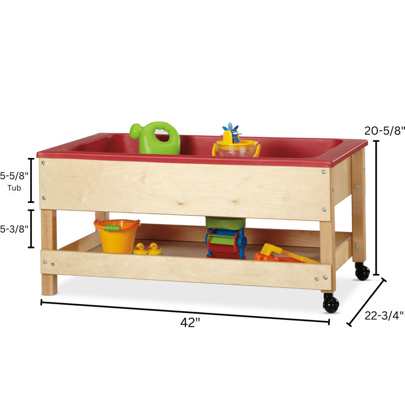 Jonti-Craft® Toddler Sensory Table with Shelf