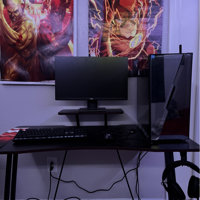 Inbox Zero Dorazio 47.24'' Gaming Computer Desk with Monitor Stand