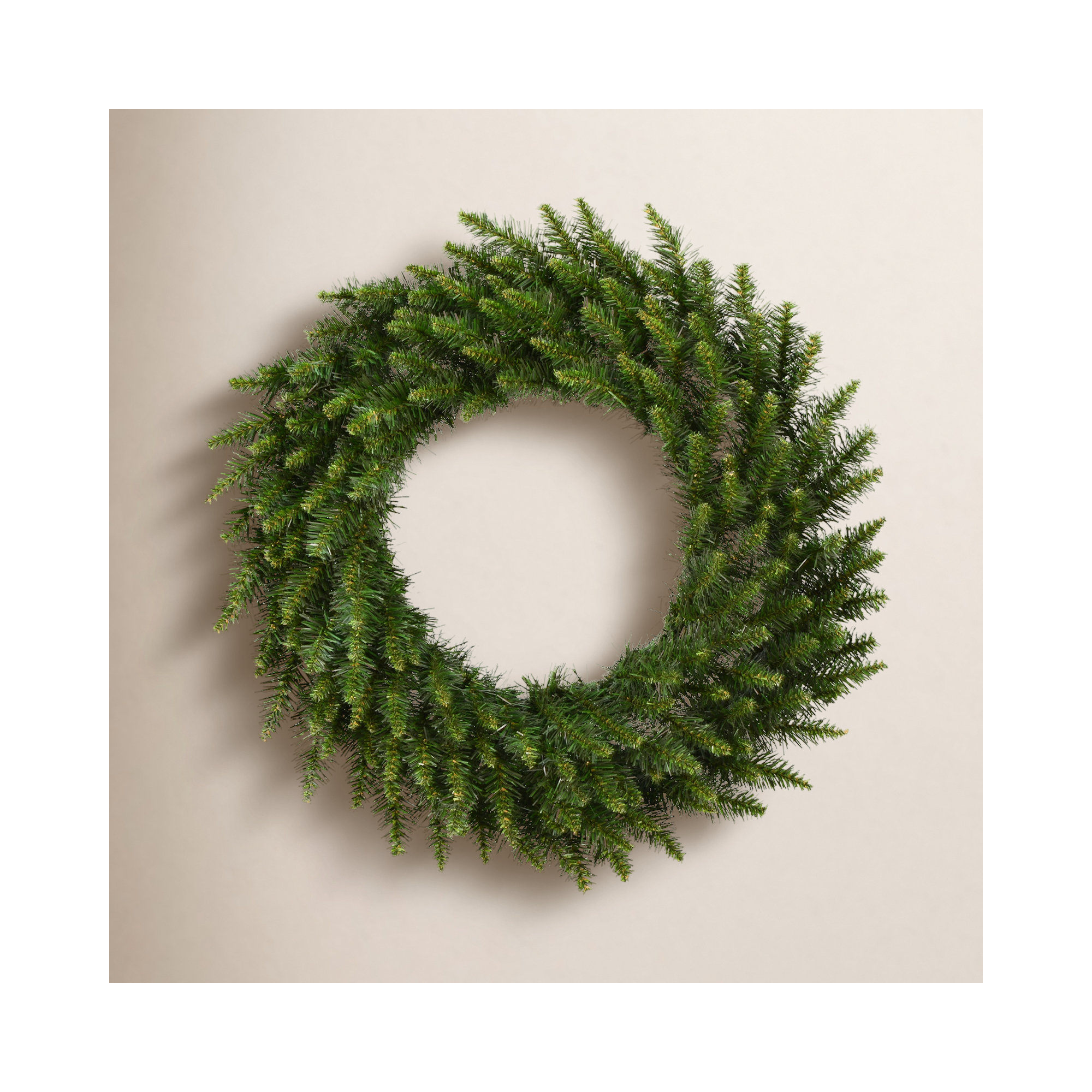 Allensworth Artificial Camdon Fir Wreath, 24" H x 24" W x 3" D